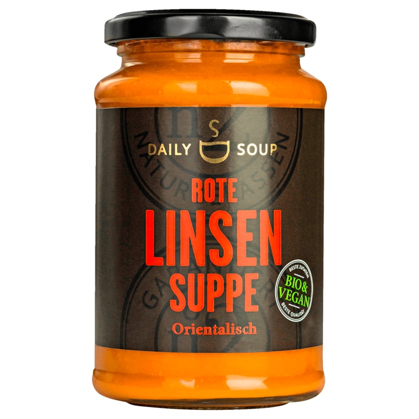 Daily Soup Bio Rote Linsensuppe Orient 380g